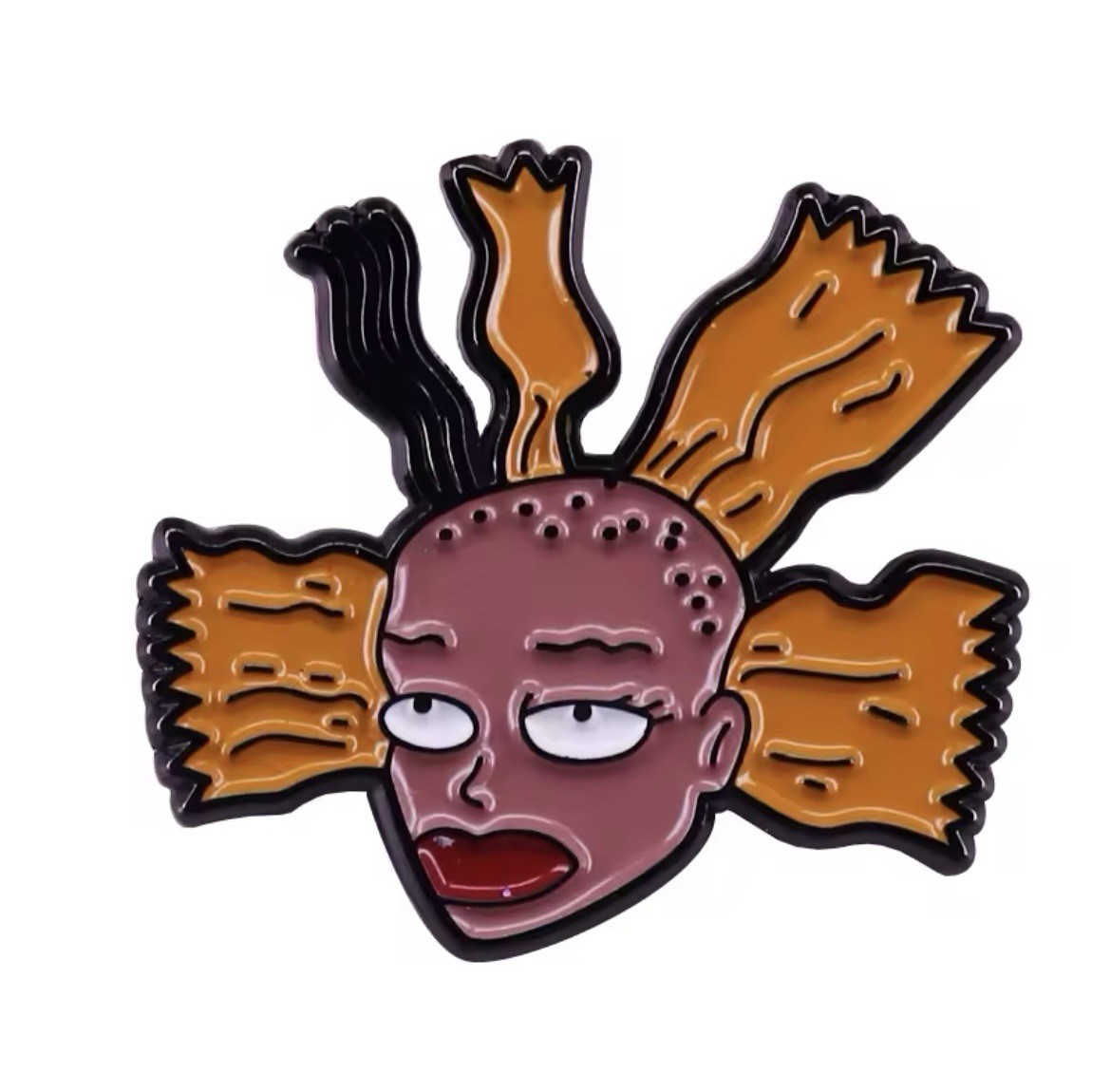 Cynthia Doll Head Style 1pc Pin Rubber Backer Pickles Crazy Hair FREE SHIPPING