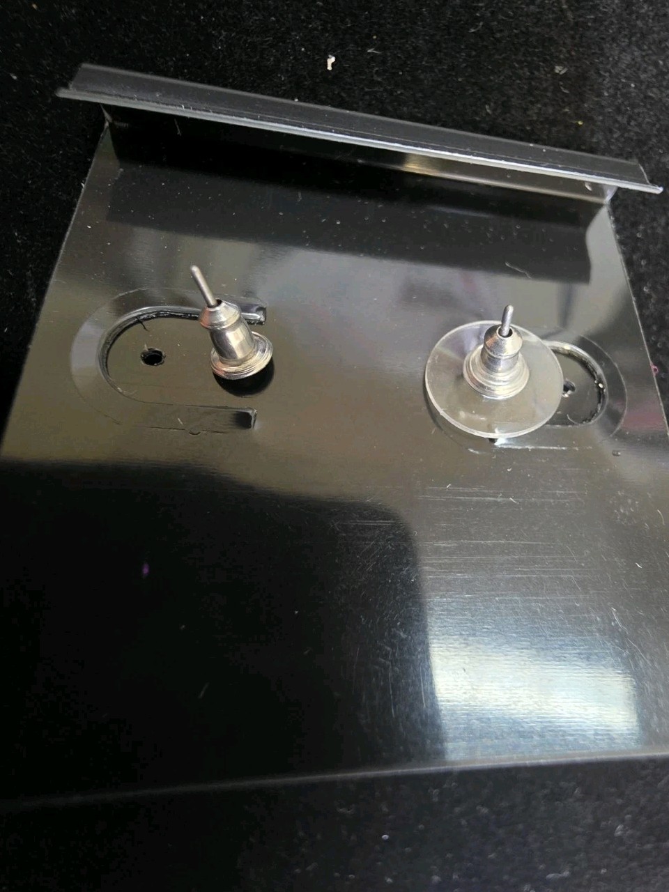 New Nwt Kenneth Jay Lane KJL Crystal Drop Dangle Earrings Faux Pearl Silver Tone