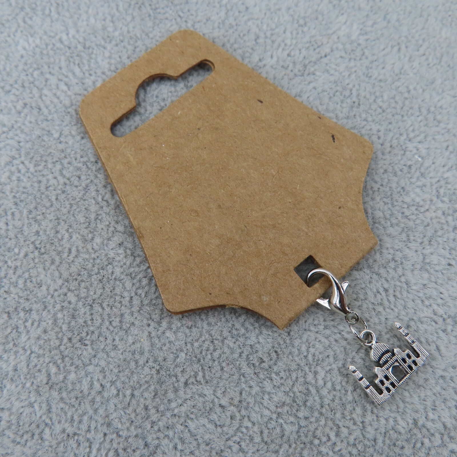 TAJ MAHAL India Charm Zipper Pull Keychain Add On Clip Dangle Travel Vacation