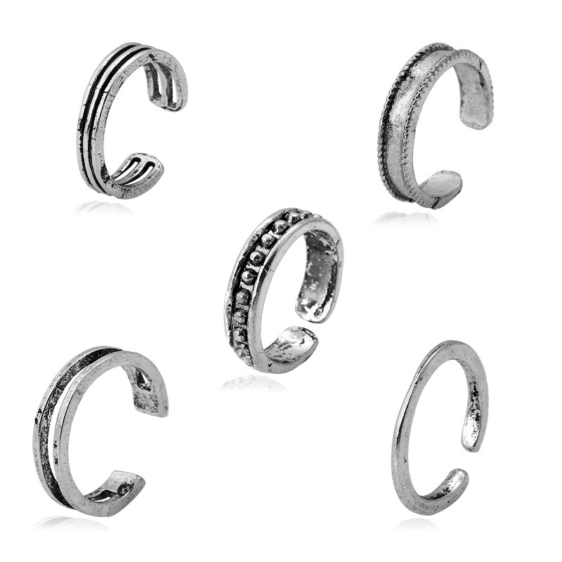 10 pc Open Toe Ring Set