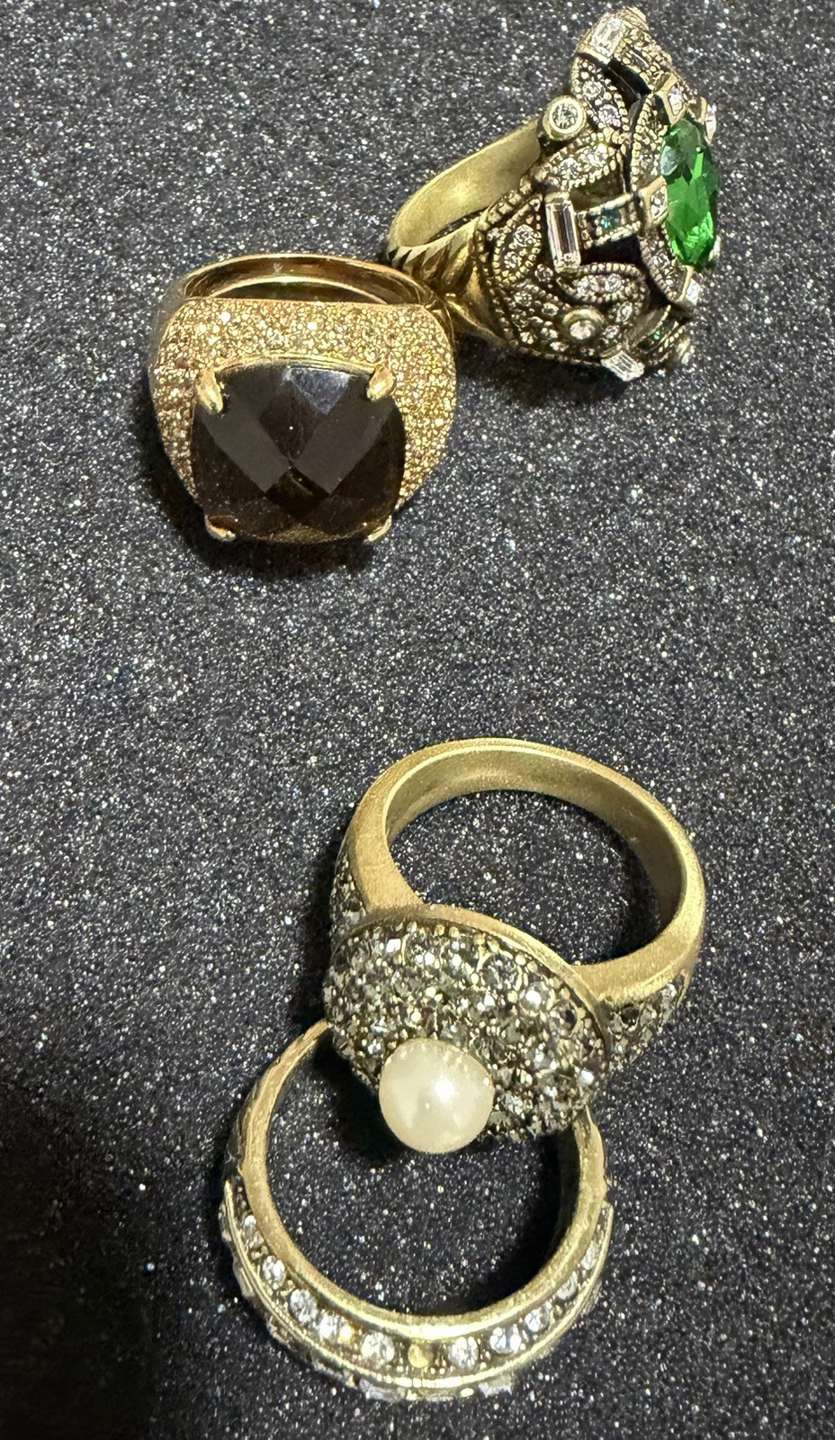 (6) Kenneth Jay Lane & Heidi Daus Rings