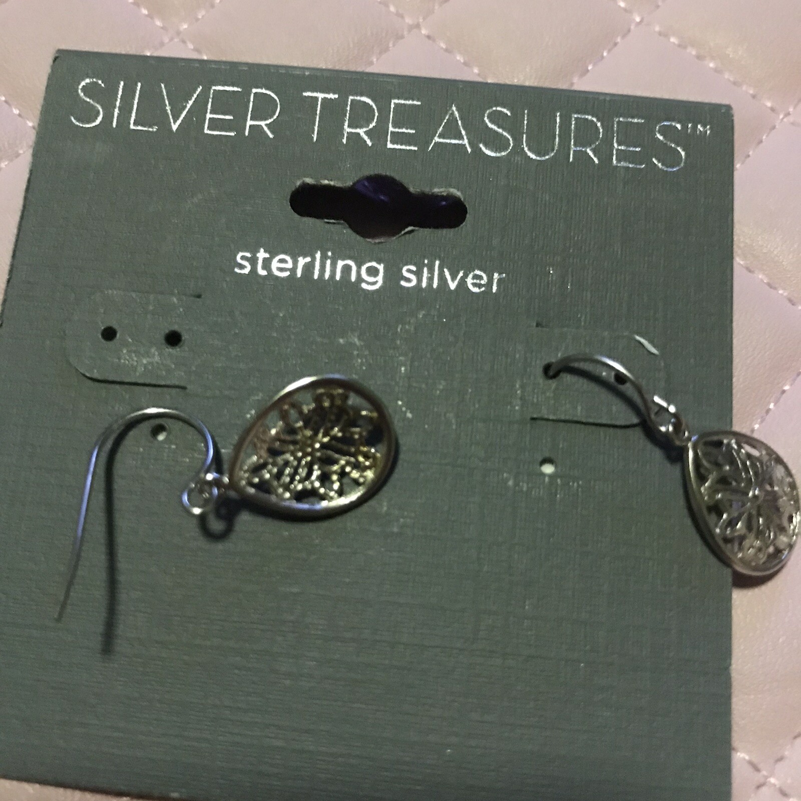 Sterling Silver Silver Treasures Earrings New With Tags