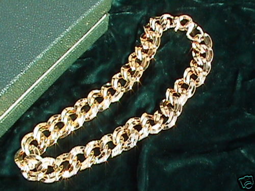 Joseph Esposito Double curb link necklace in goldtone Ashley Collection