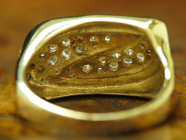 14Kt 585 Rose Gold Ring With 0.96Ct Zirconia Inlay / 5.9G / RG 57.5