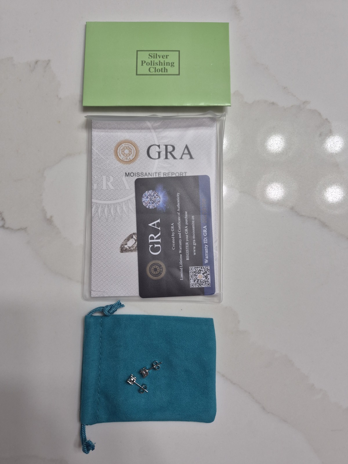 1.0 Carat Moissanite Stud Earrings