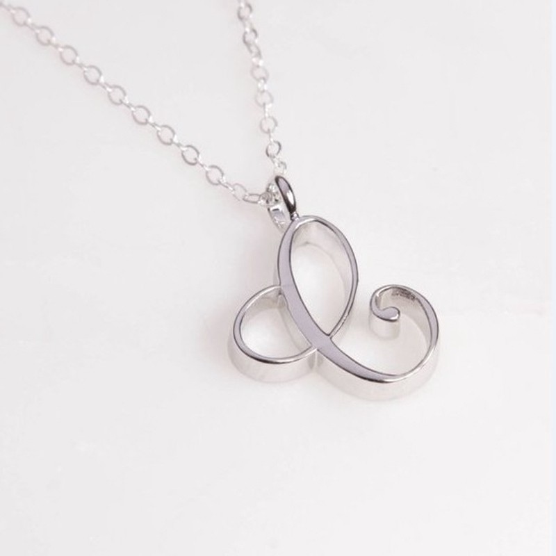 Necklace Female First Alphabet Ins Necklace Name Word English Letter 26 English