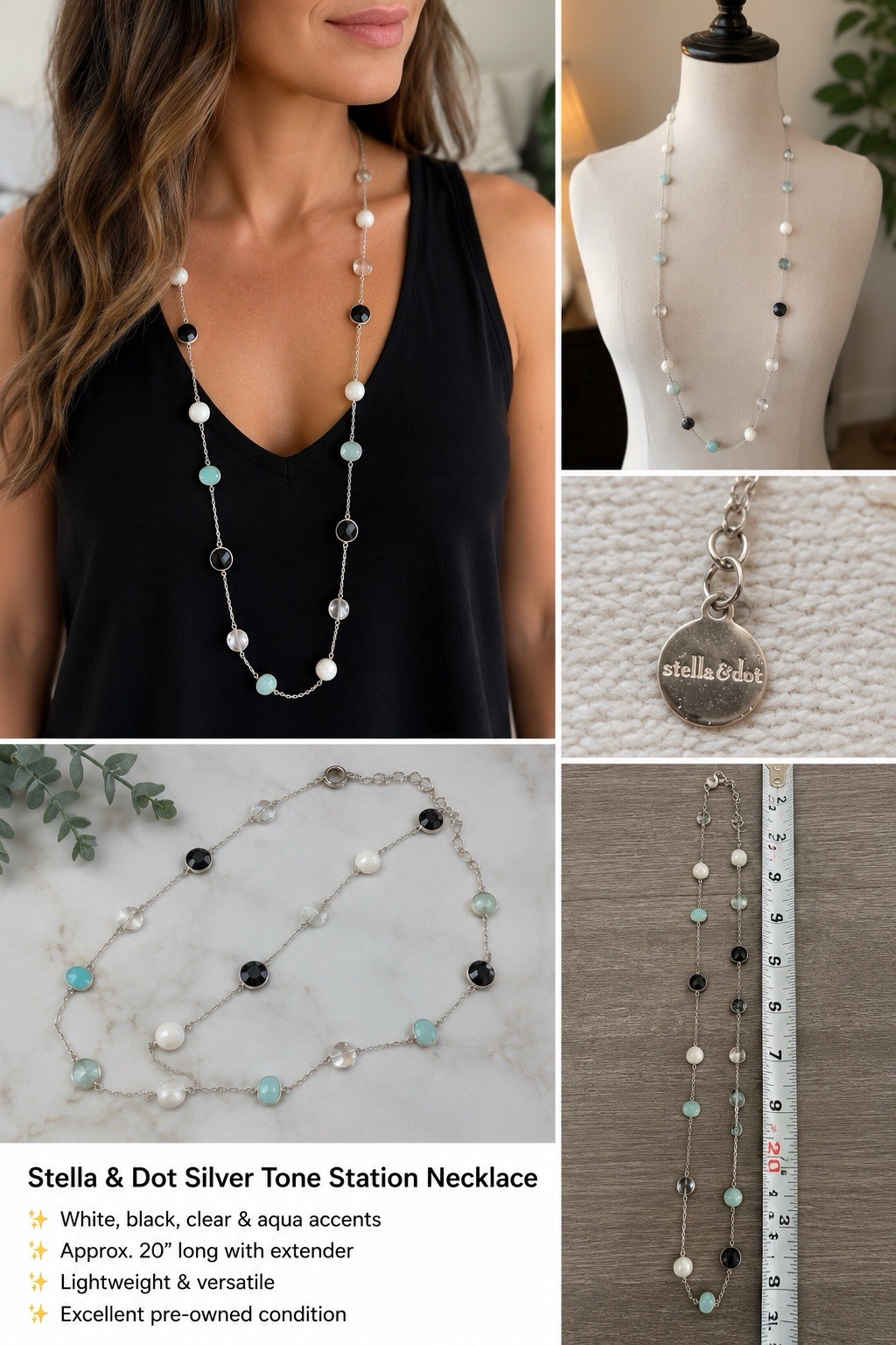 STELLA & DOT STATION NECKLACE
