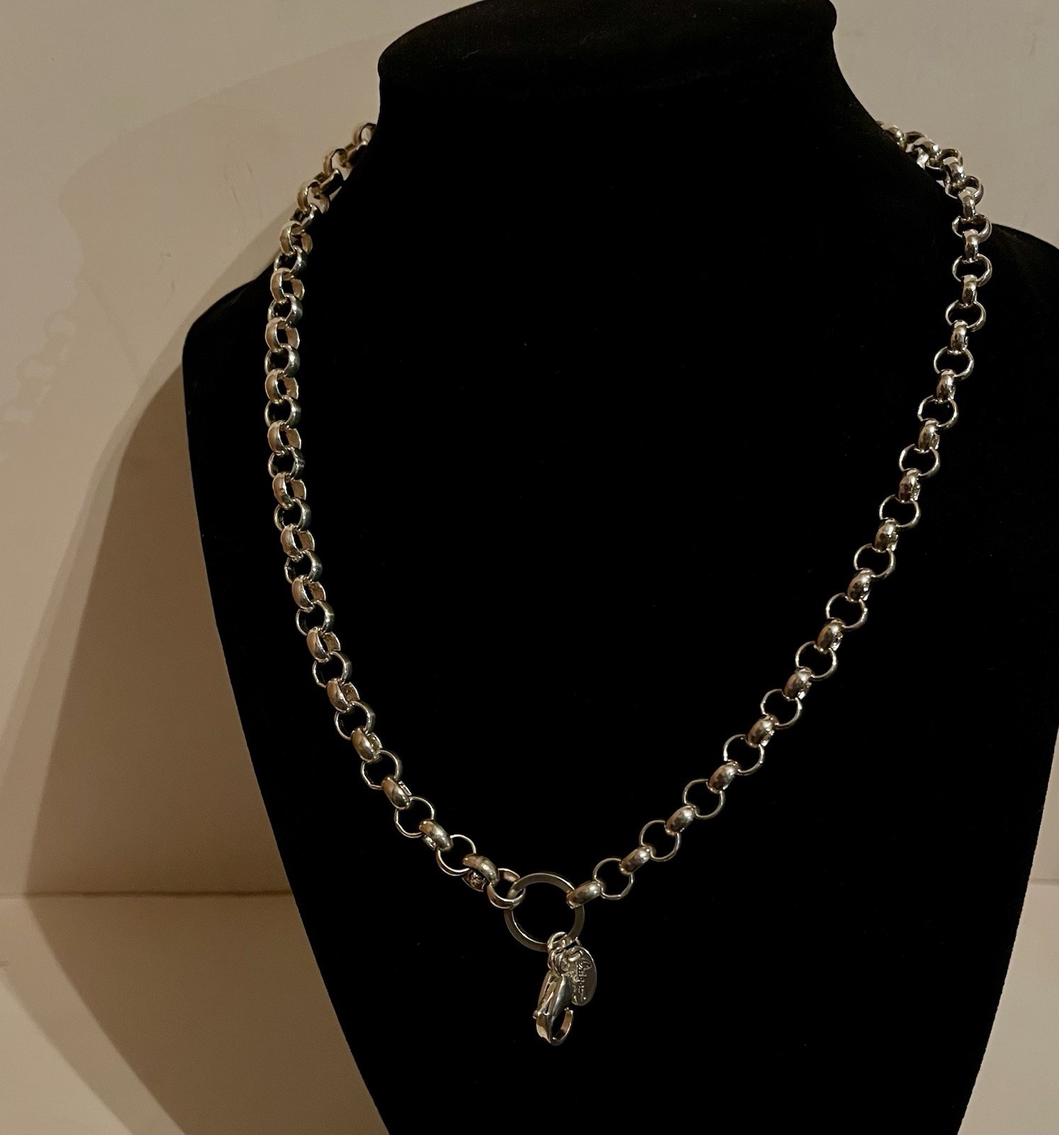 Authentic Origami Owl 18-20” Silver Tone Large Rolo Link Chain NWOT (Ref#141)
