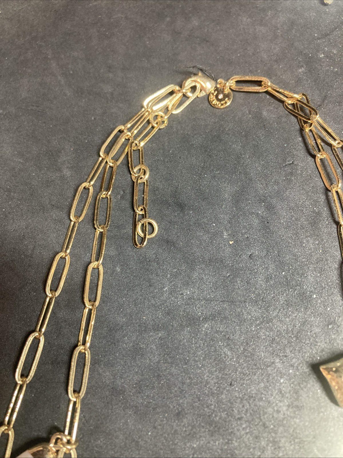 Talbots 16-22” Layered Semi Precious Stone Necklace B156