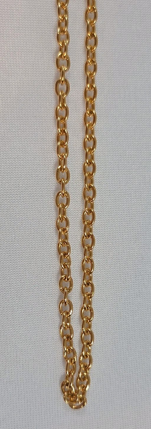 VTG Kirks Folly Gold Tone Seashell Charm Chain Necklace Beach Sea Life Boho Chic