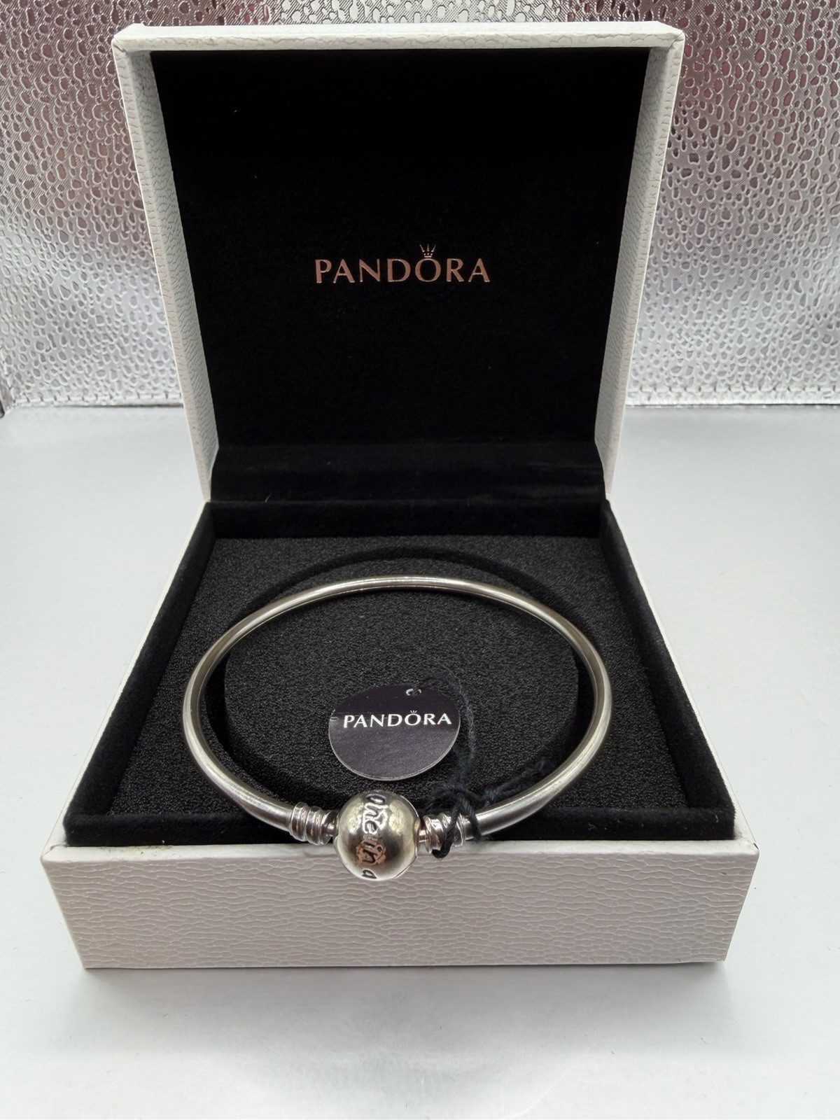 Pandora One In A Million Bangle Bracelet. Brand New Never Worn Size 7.5. Inches