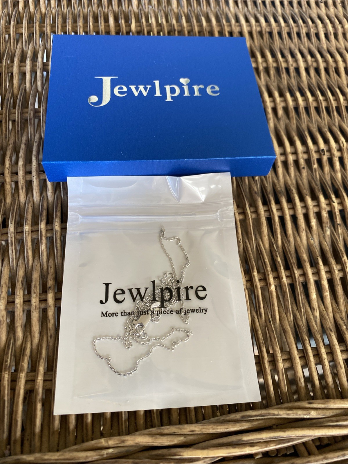 Jewlpire Plated 925 Sterling Silver Super Thin Box Chain Necklace (set 19)