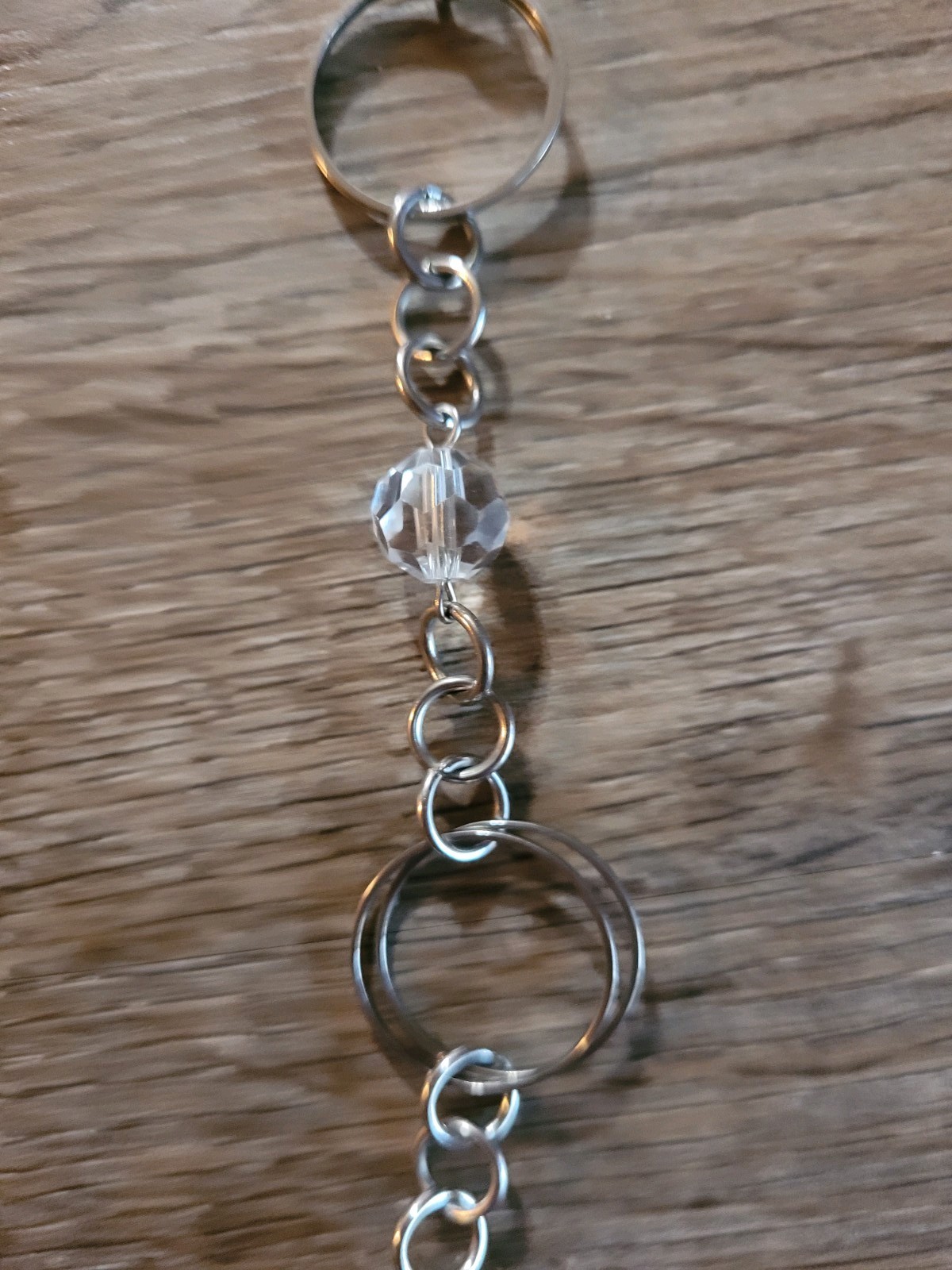 Silver Tone Crystal And Round Link Chain Lobster Clasp Women’s Fashion Jewelry