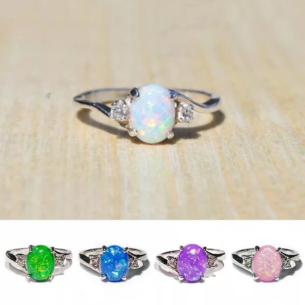US Seller Gift New Silver Irish Heart CZ Claddagh Promise Ring Size 5-11 Gift