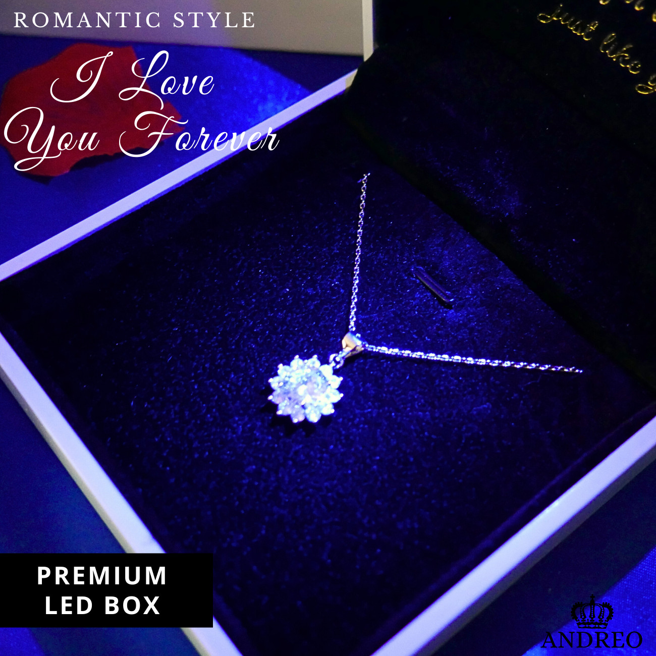 Love Star CUSTOM Anniversary Birthday Gift Necklace Jewelry Wife Gifts ANDREO