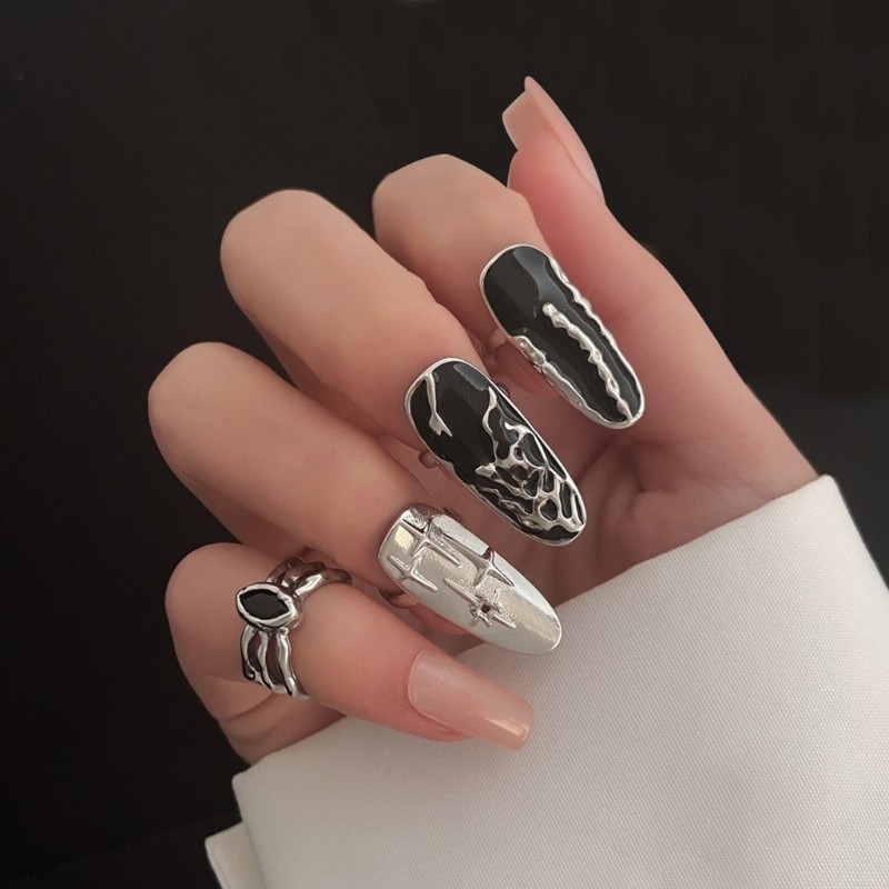 Nail Ring Opening Irregular Fingertip Ring Fingernail Jewelry