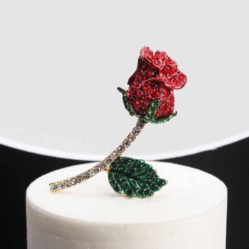 Retro High-end Literary Elegance Romantic Rose Brooch