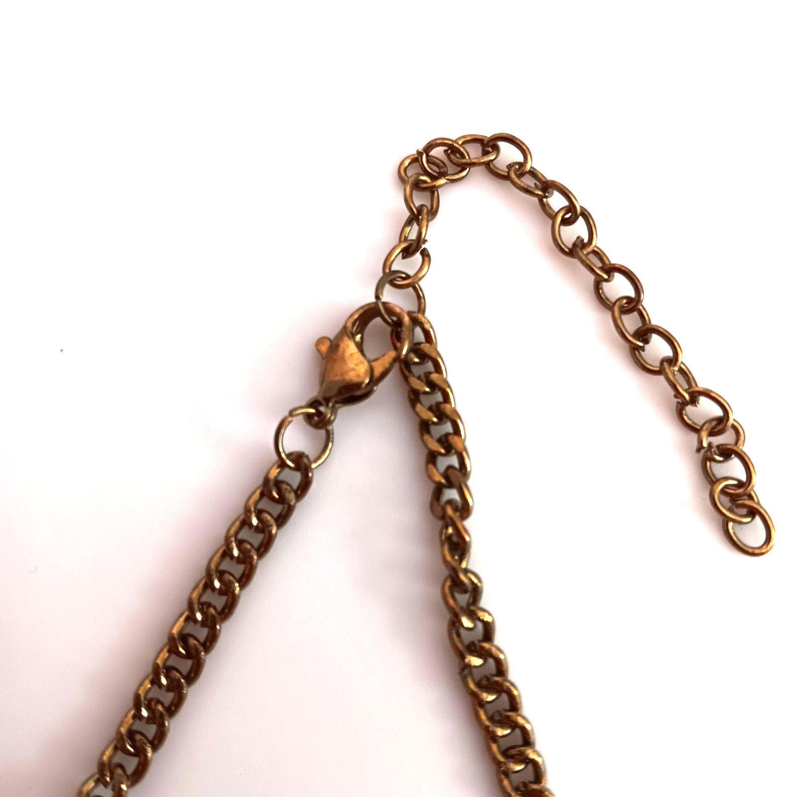 Black Tassles Fashion Necklace Bib With Rhinestones Beaded Gold & Pearl Accents