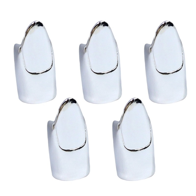 5 Pack Multifuntional Nail Rings Easy to Wear Manicure Jewelry Finger Tip Rings