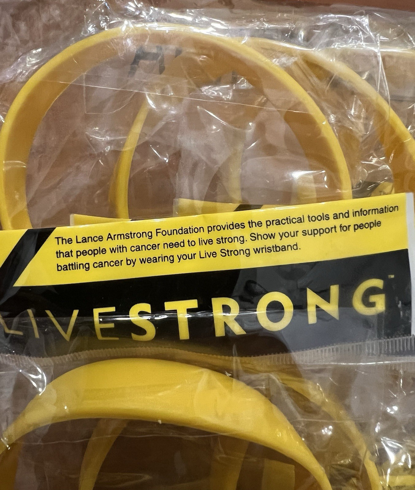 NEW!!! Original Lance Armstrong Livestrong Bracelets – Lot of 9 Unopened – Adult