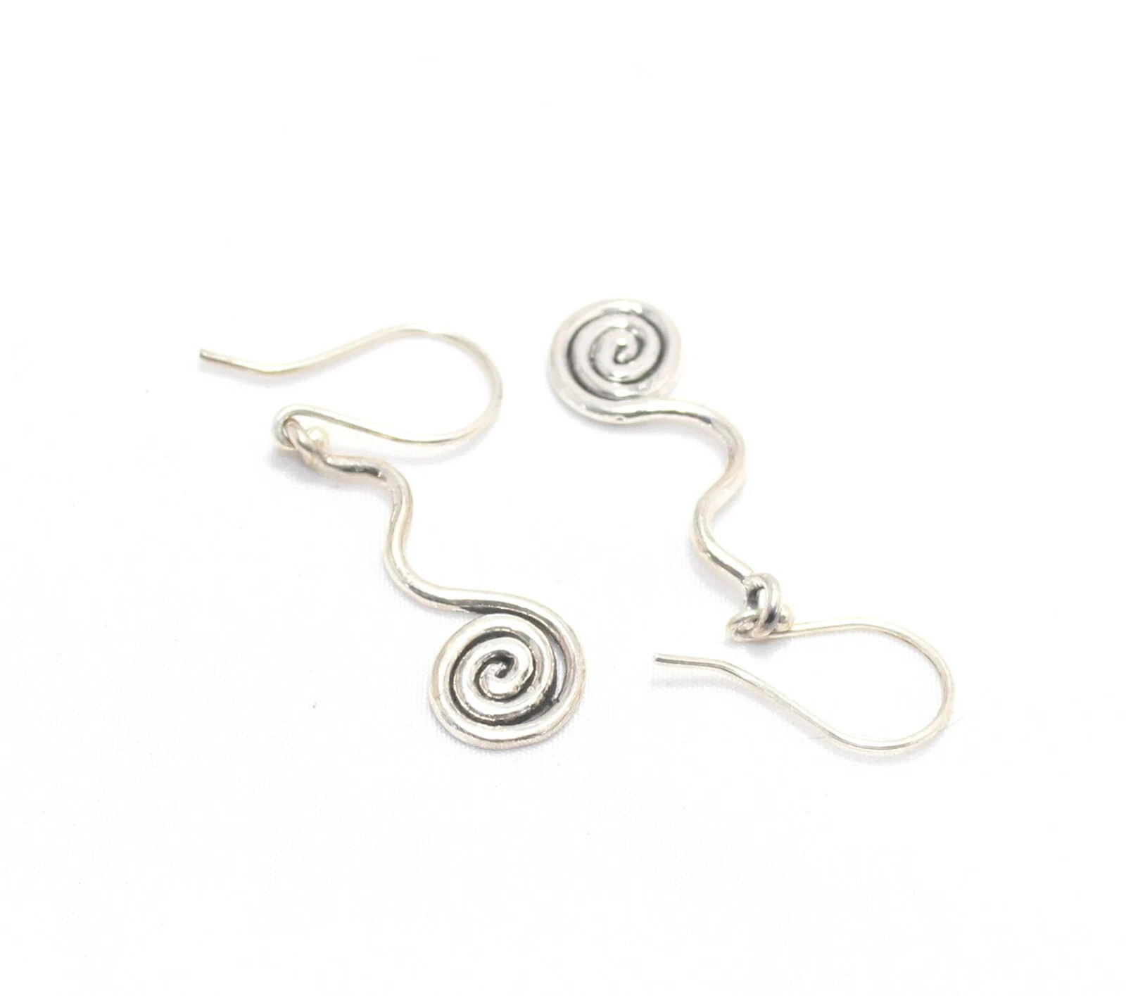Designer Earrings 925 Sterling Silver Handmade Women Men Handmade Gift