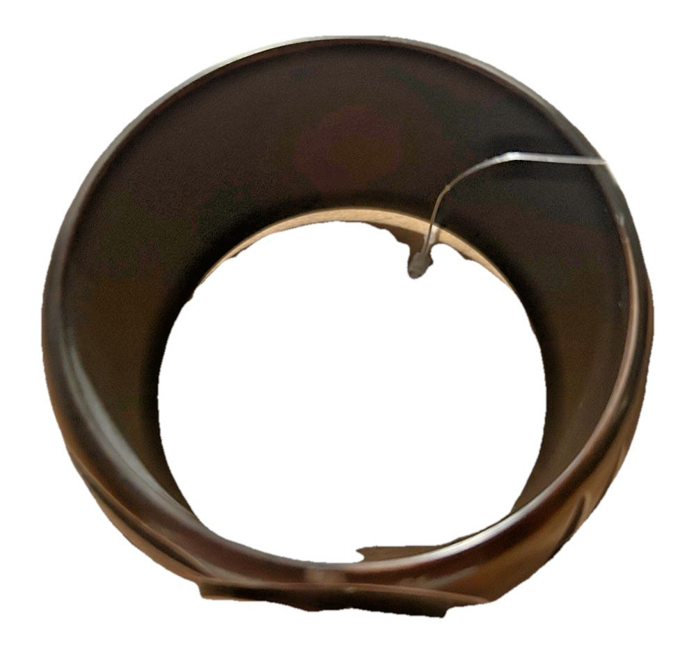 Antika Collection NWT 8” Brown Colored Wide Bangle Bracelet Etched/Textured