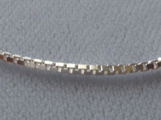 ITALIAN STERLING SILVER BOX CHAIN/NECKLACE ITALY 925 1.2mm 16″ 18″ 20″ 24″ 30″