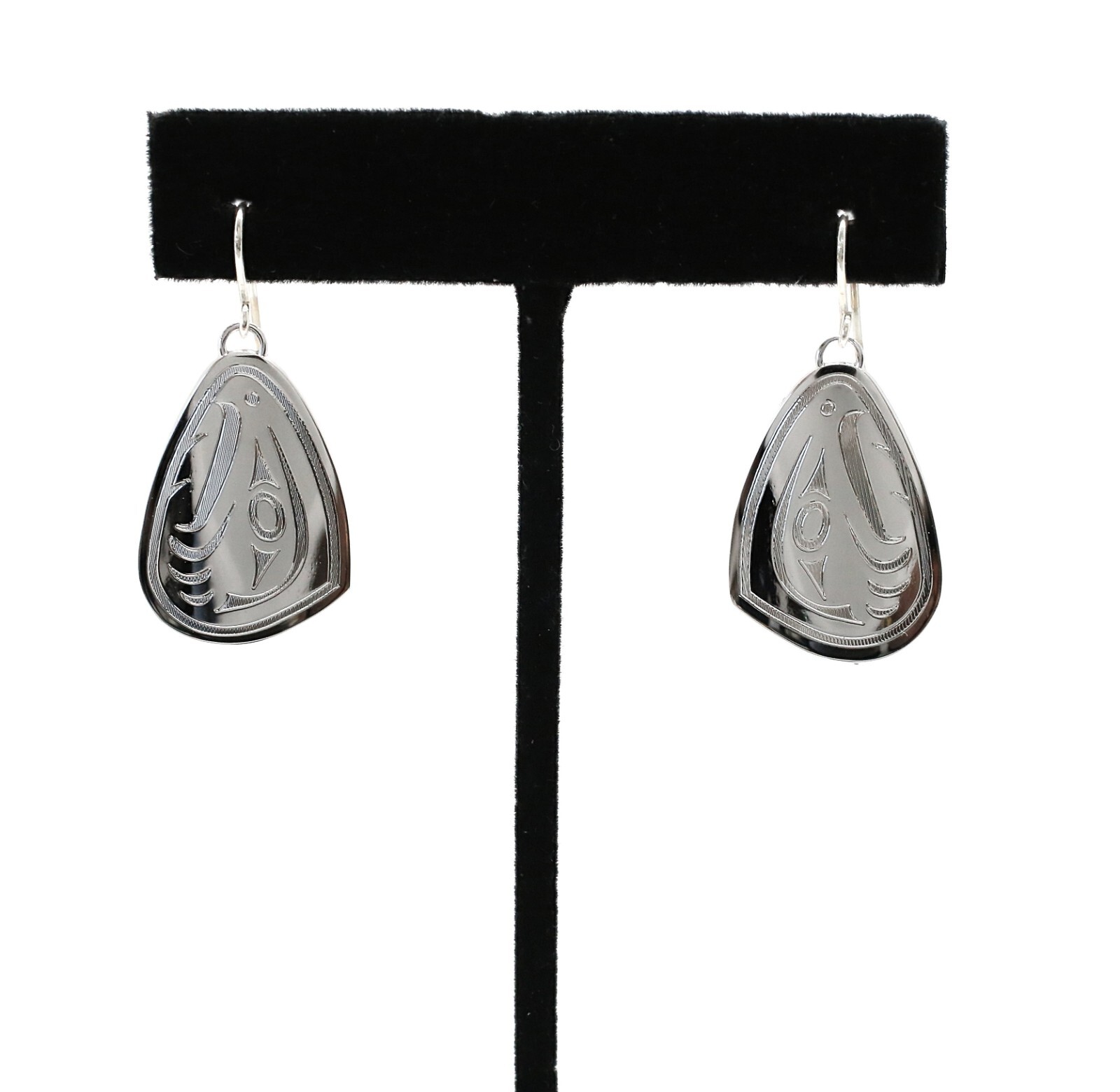NEW Birks 2007 Vancouver Olympic Sterling Silver Dangle Earrings, 7.3 Grams