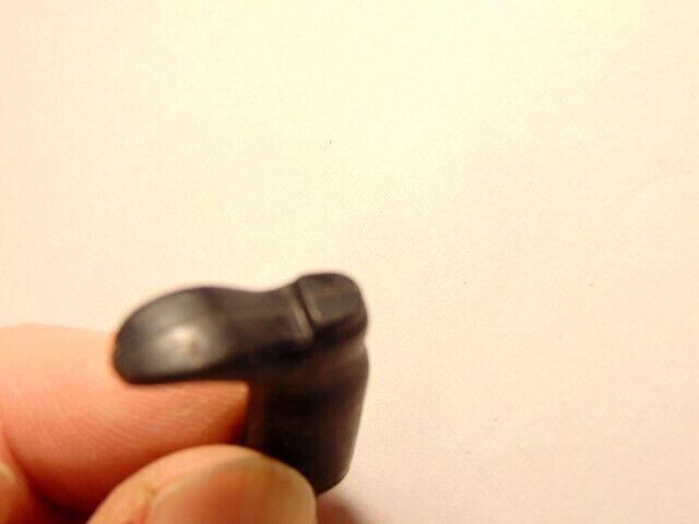 vintage solid molded boot charm or pendant: approx. 1 3/4 inches long