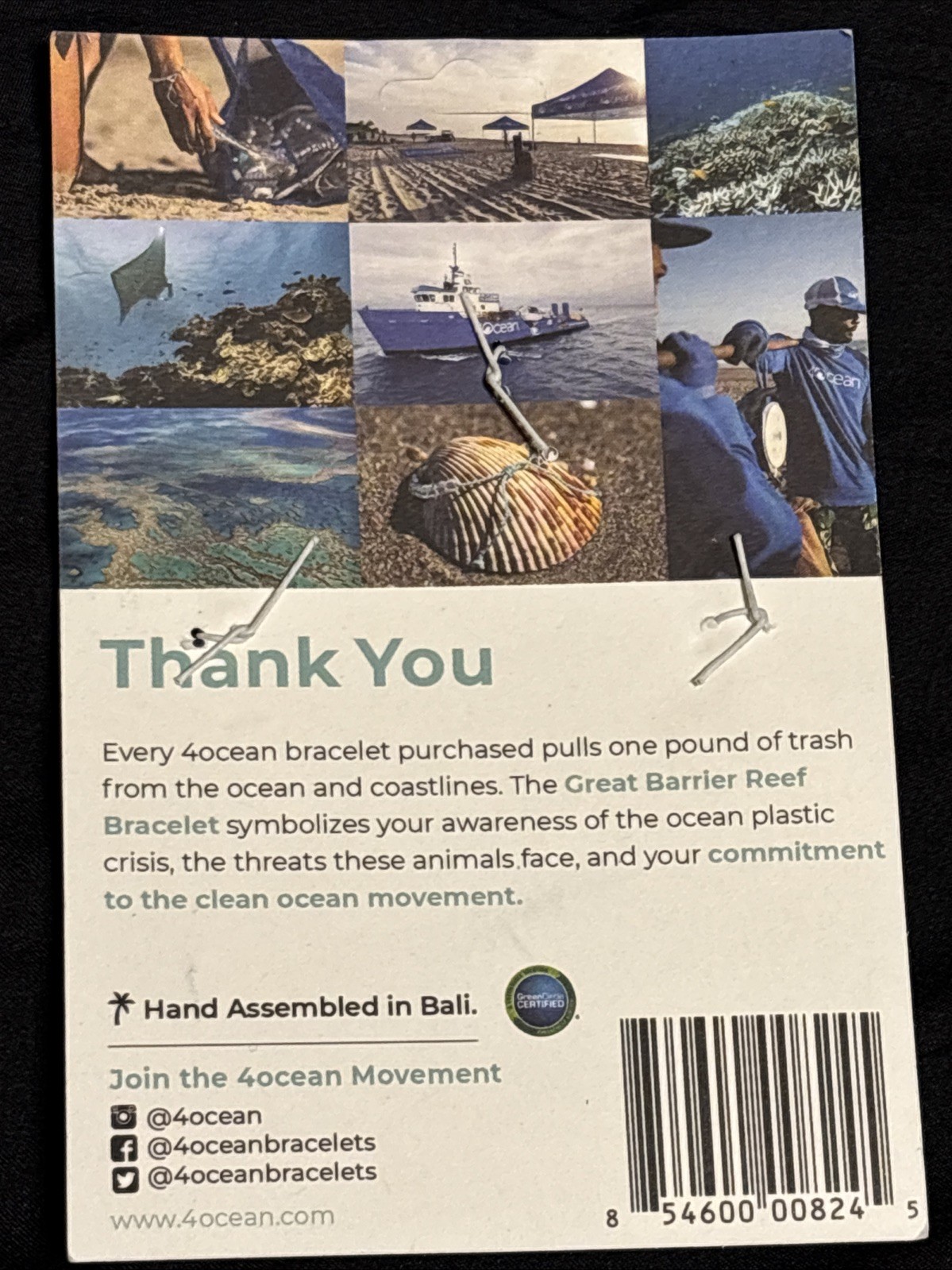 4Ocean Clear Bead Bracelets