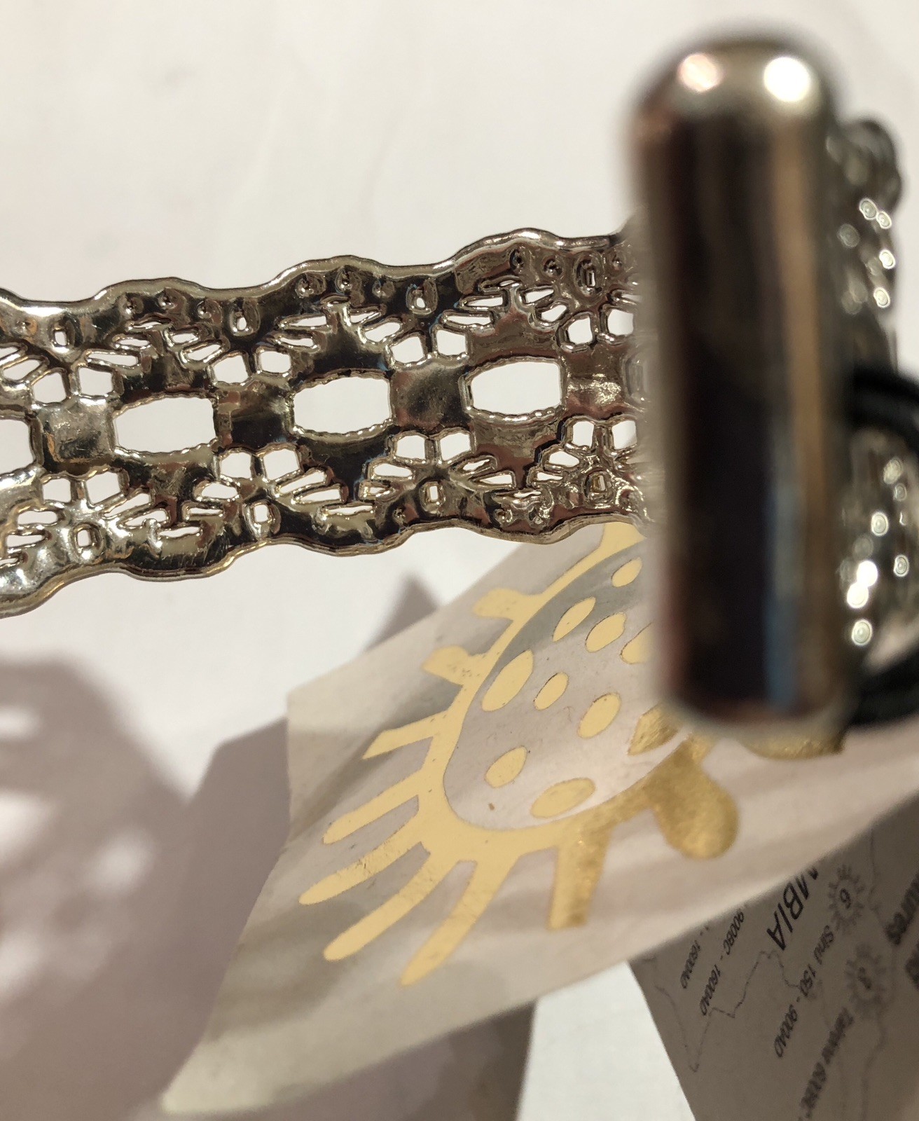 Belart Cuff Bracelet Open Lace Fair Trade Handmade Colombia – NWT
