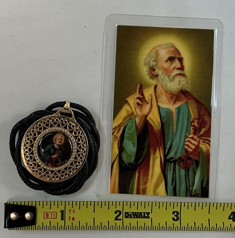 MEDAL OF SAINT PETER , MEDALLA DE SA PEDRO , MIRACULOUS,FAVOR