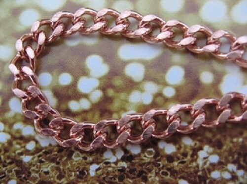 Solid Copper Chain CN728G – 5/16 of an inch wide. Available in 18 to 30 inches.