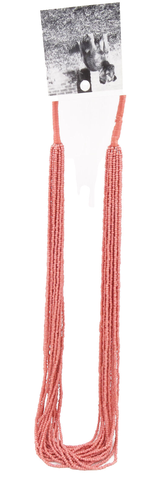 New Coral Seed Bead Necklace by Anthropologie NWT #N2397