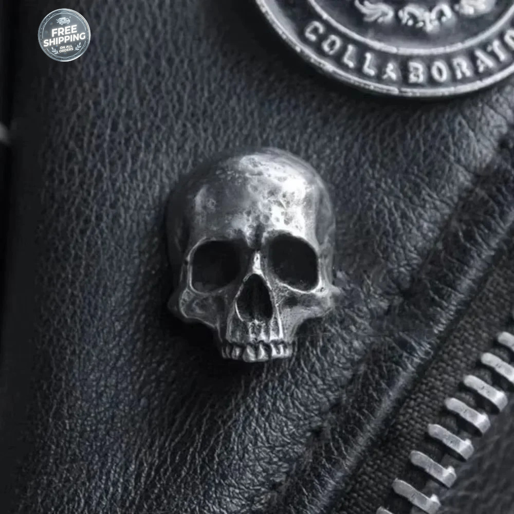 Halloween Skull Pin Punk Skeleton Badge Gothic Brooch for Jewelry Accessory