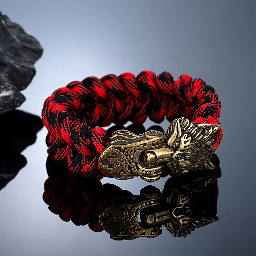 Sparkling Wolf Bracelet Cuff Bangle Womens Gift