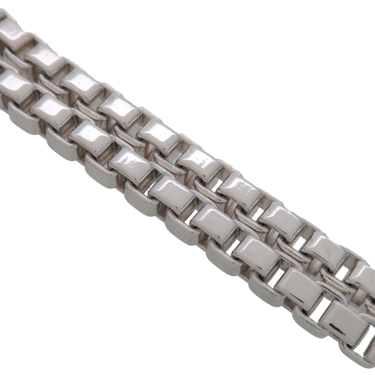 Tiffany & Co Venetian Link Bracelet SV925 Silver Authentic Used F/S