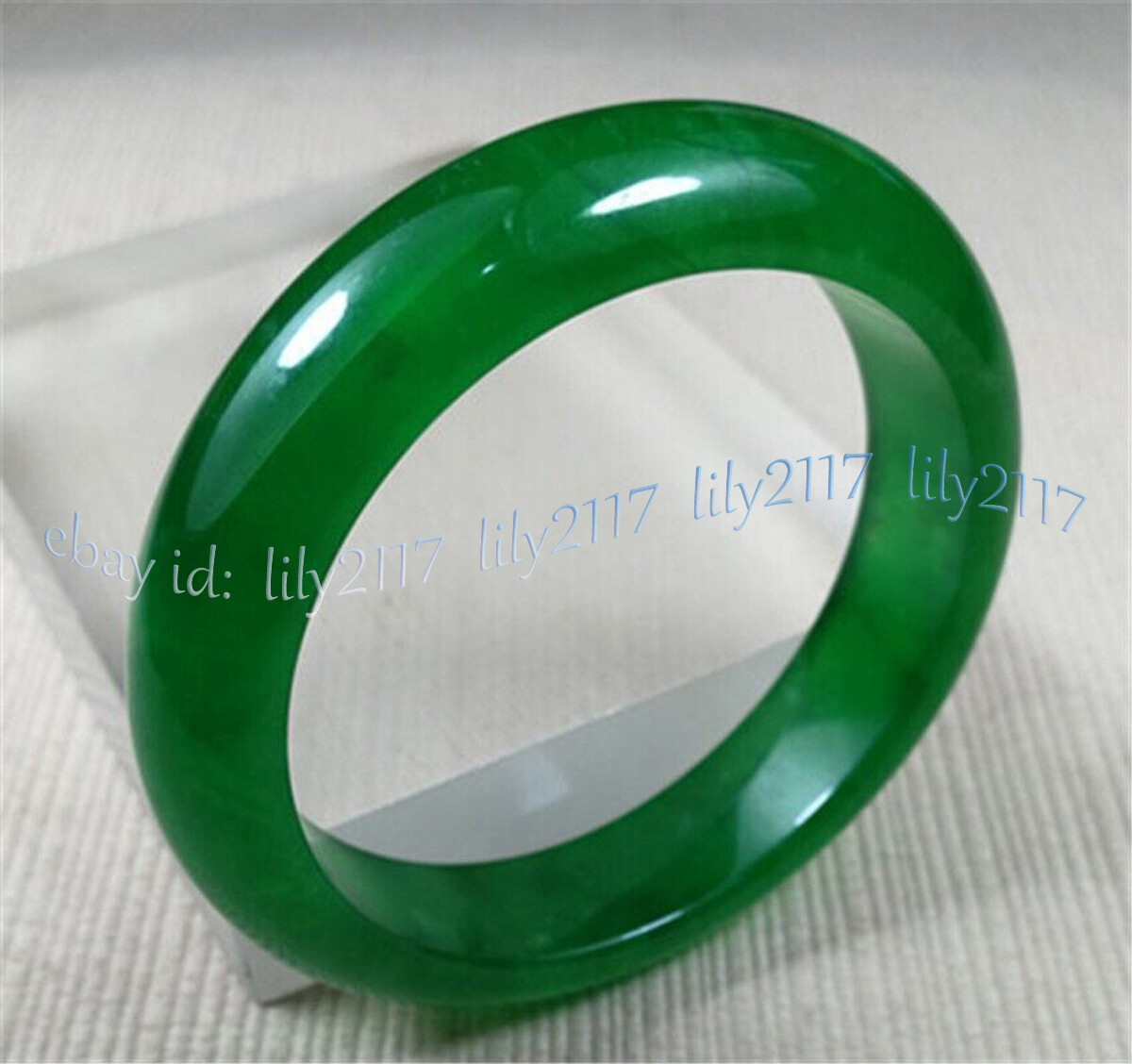 Real Natural Green Jade Jadeite Gemstone Bangle Bracelet Jewelry Amulet 56-64mm