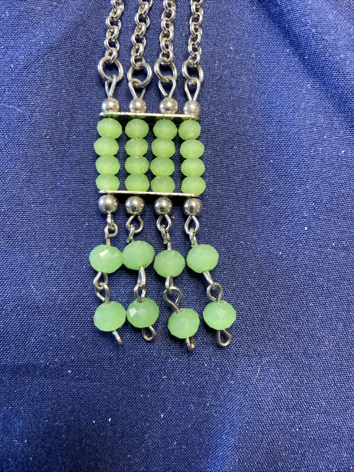 Beautiful Green Beaded Necklace