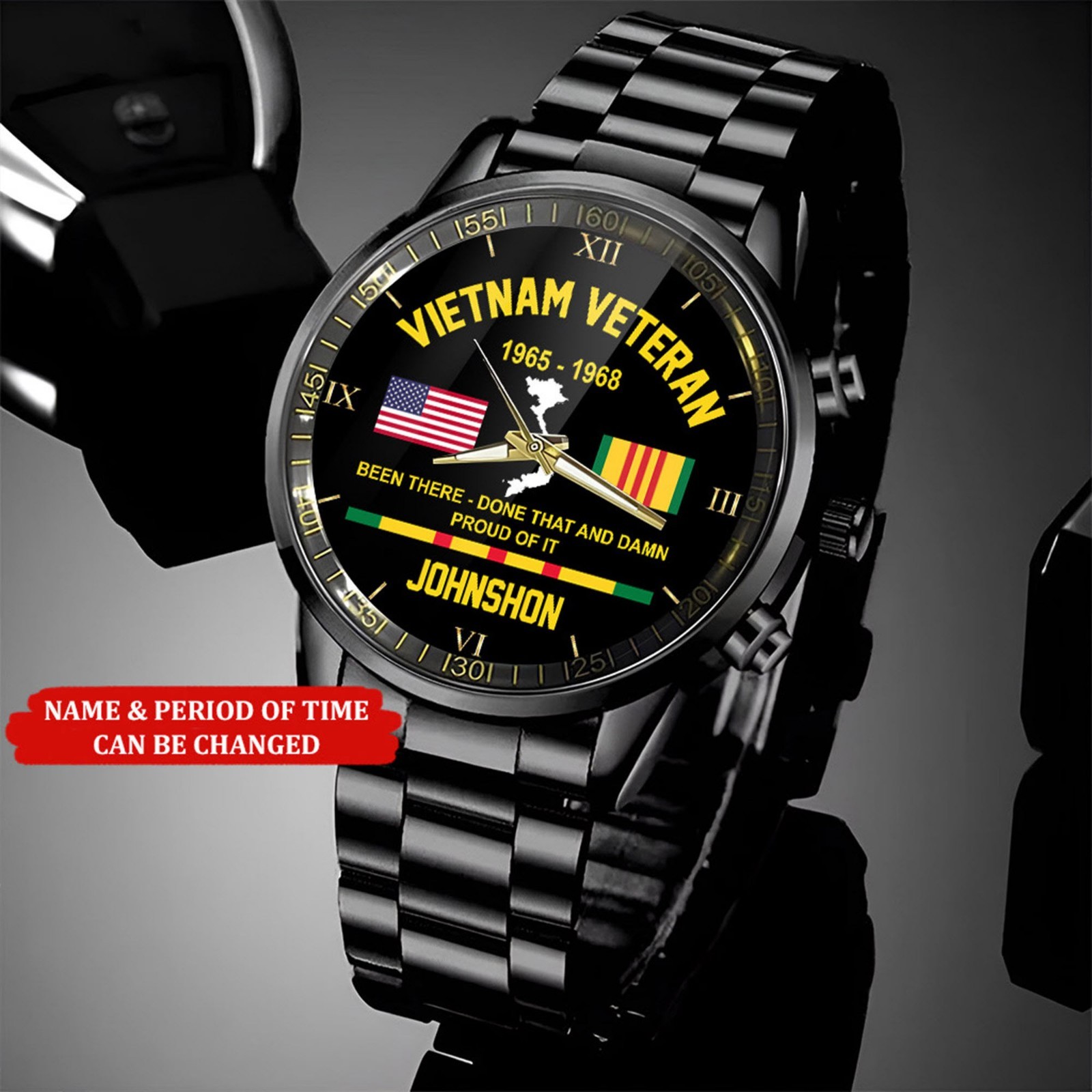 Personalized Vietnam Veteran Watch Been There Done That Proud Military Gift 2026