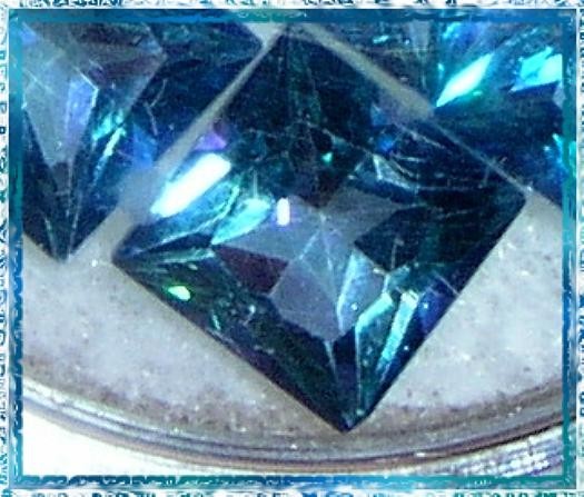 Neptune Garden Mystic Gems-6mm Princess Cut – Matched Set of Two – 2.70-3.00 ctw