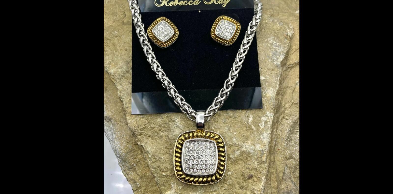 Classic Gold and Silver Statement Set