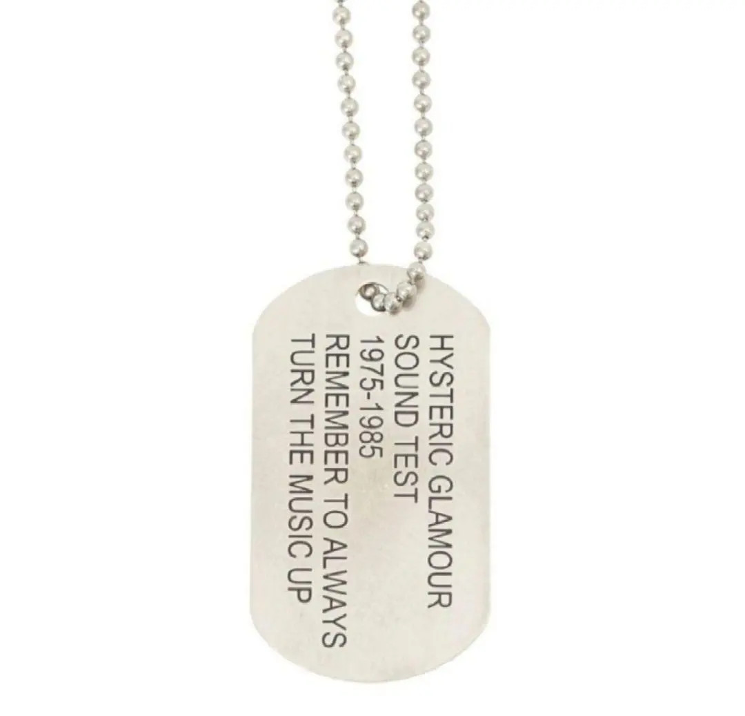 HYSTERIC GLAMOUR GUITAR GIRL Ball Chain Necklace Pendant from Japan New F/S