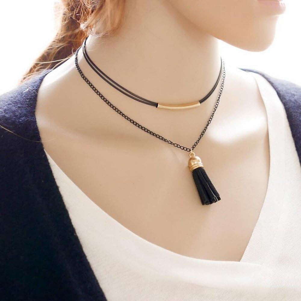 10 Pieces Lace Choker Necklace for Women Girls, Black Classic Velvet Stretch …