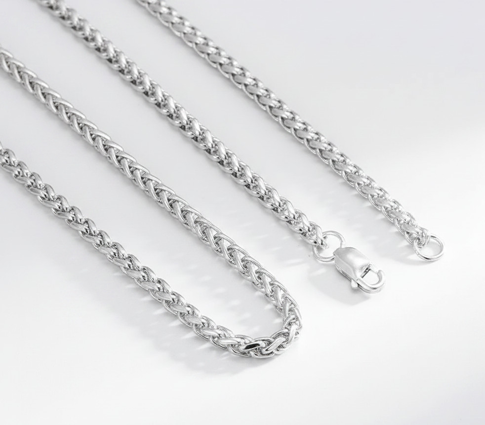 Small 2mm Foxtail Chain / Necklace Designer 45