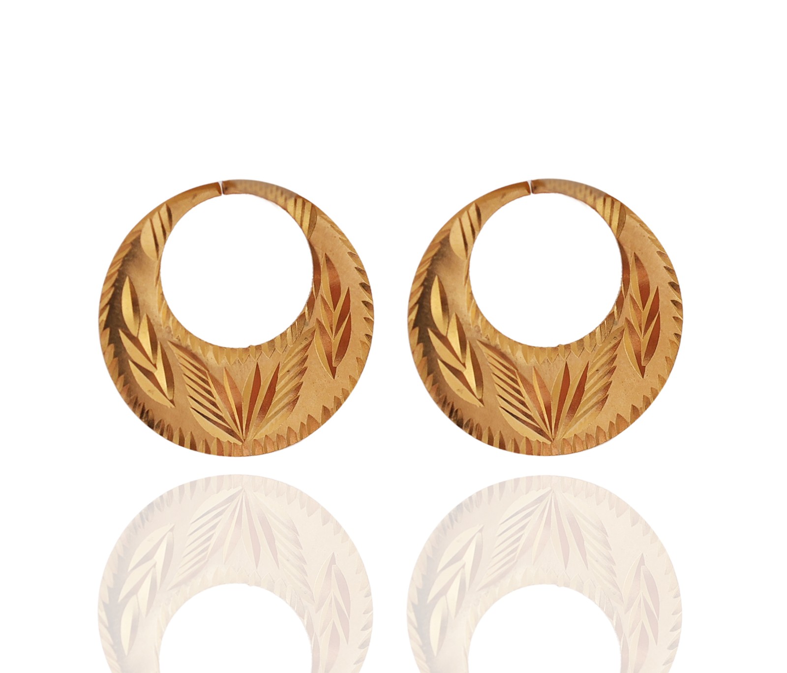 CLASSIC PUNJABI NATTIYAN 18 K GOLD PLATED EARRING FOR MEN BOYS EARRINGS u576