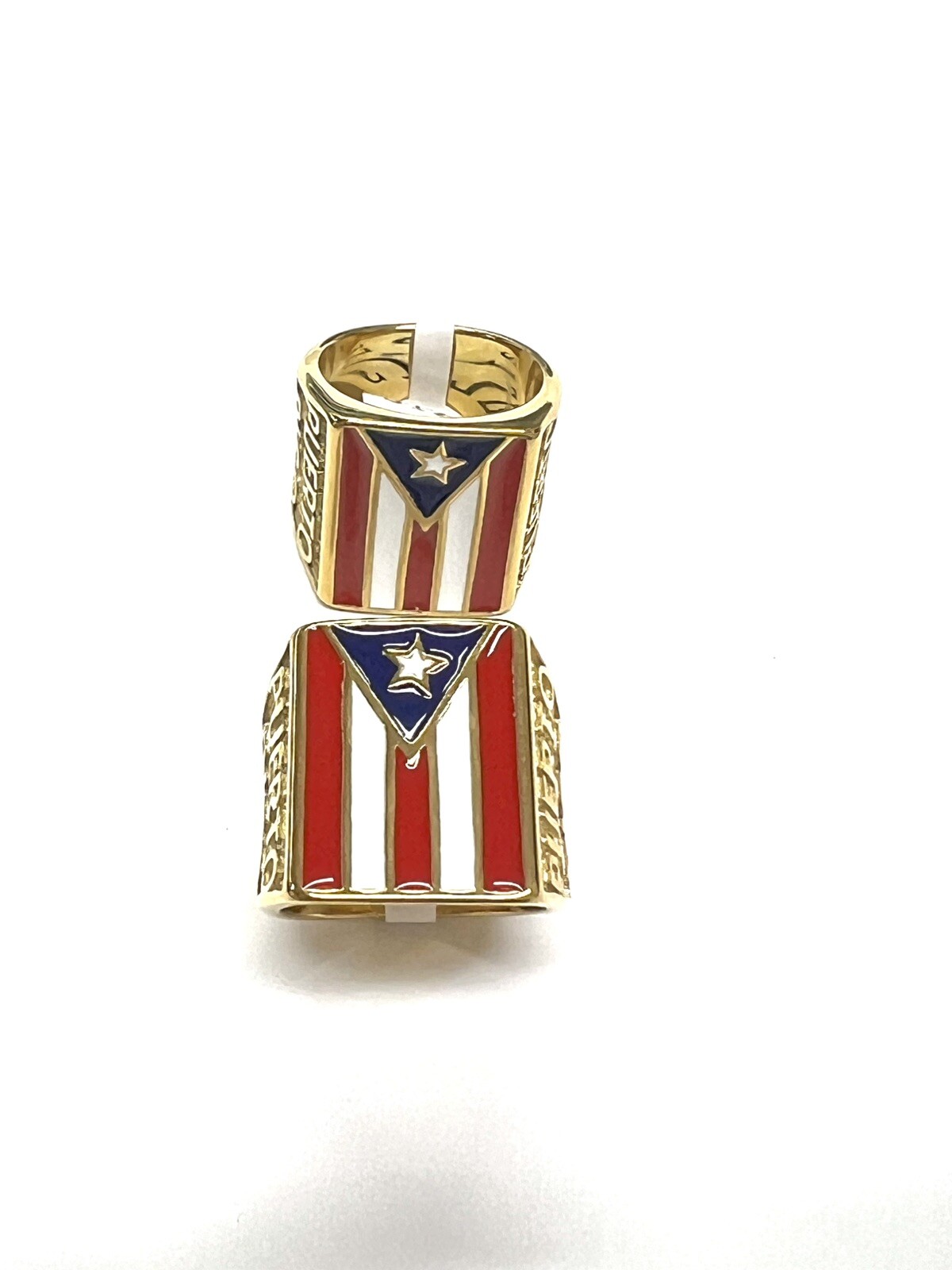 Puerto Rico stainless steel ring men Sizes 9-10-11-12-13Available