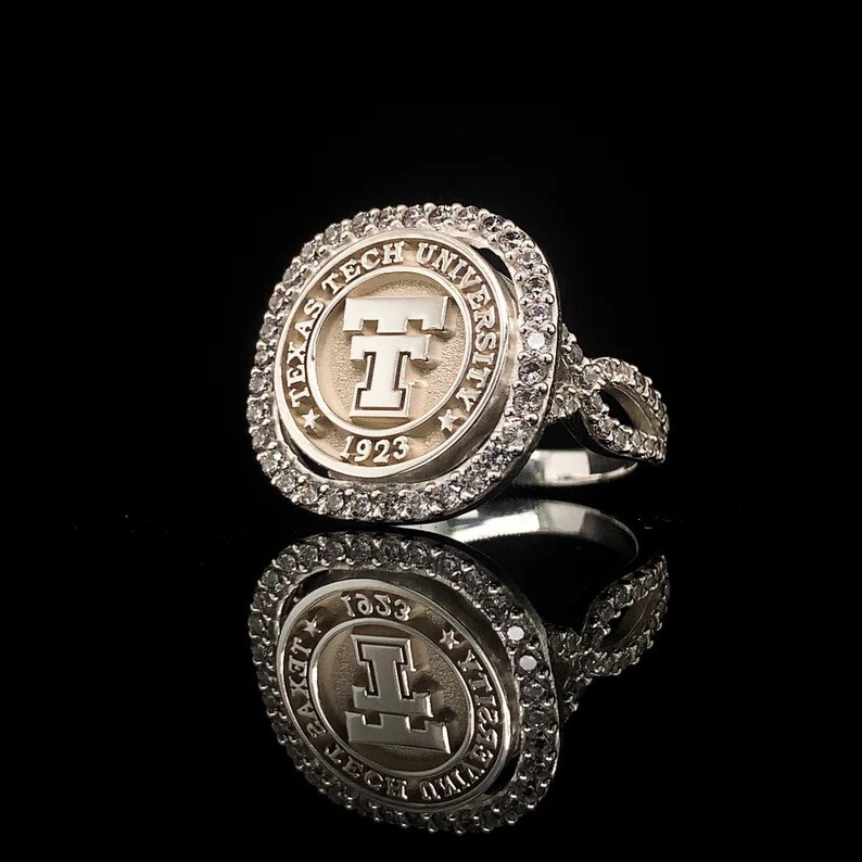 Personalized Texas University Ring For Girls Texas Class Ring High School Ring