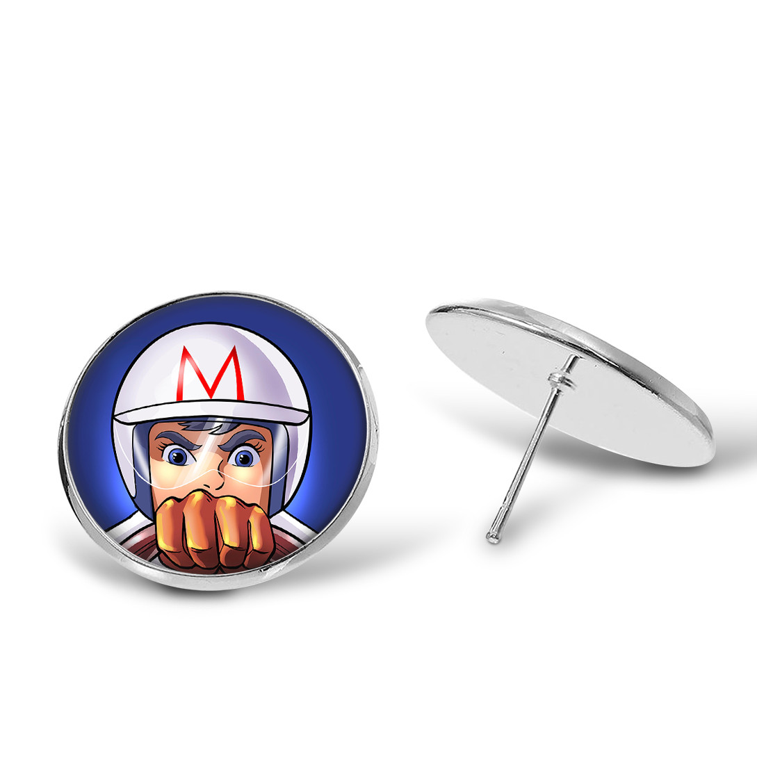 Speed Racer Key Ring Necklace Cufflink Tie Clip Ring Earrings Mach GoGoGo Mach 5