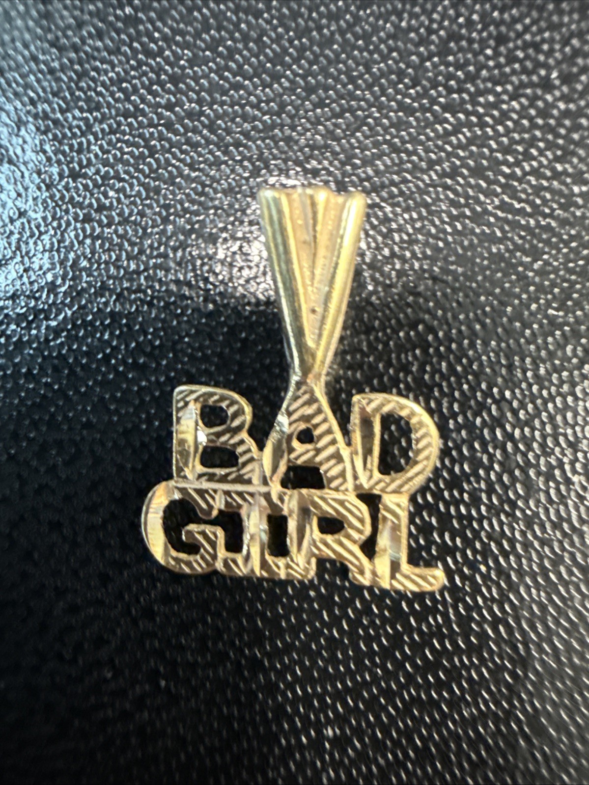 24k Gold Plated Sterling Silver .925 Playboy Bunny Charm Pendant Unique Vintage